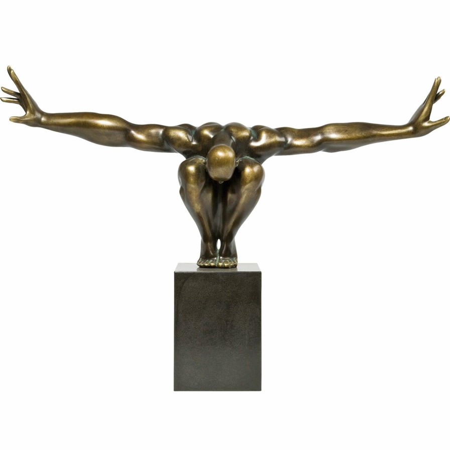 Accessoires KARE Design Objets Deco | Objet Decoratif Athlete Bronze 75Cm